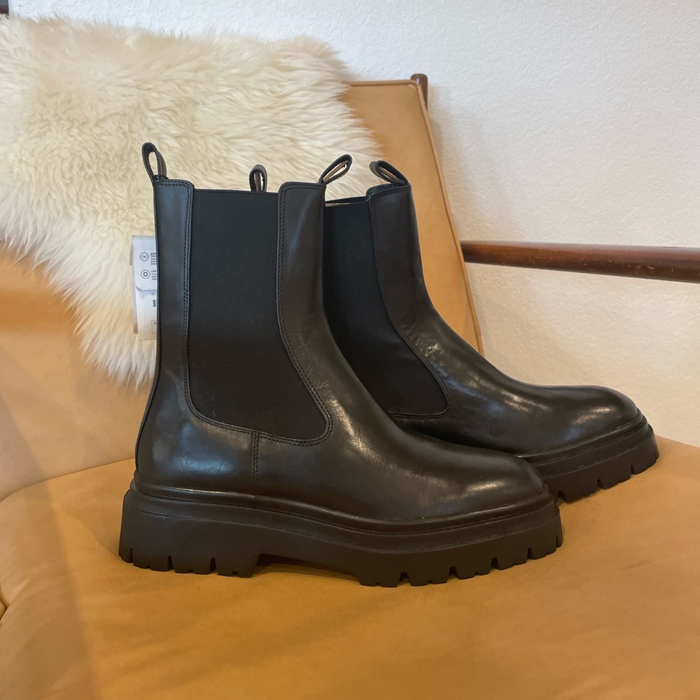 Zara Leather Boots